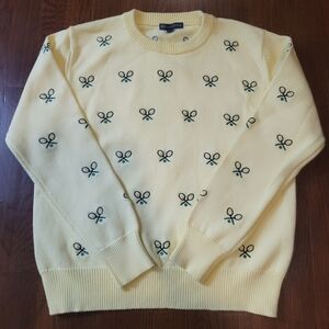 🎾 Kiel James Patrick Embroidered Tennis Sweater